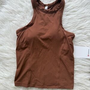 NWT Lululemon Ribbed Nulu Racerback Yoga Tank Women Size 4 RTDB